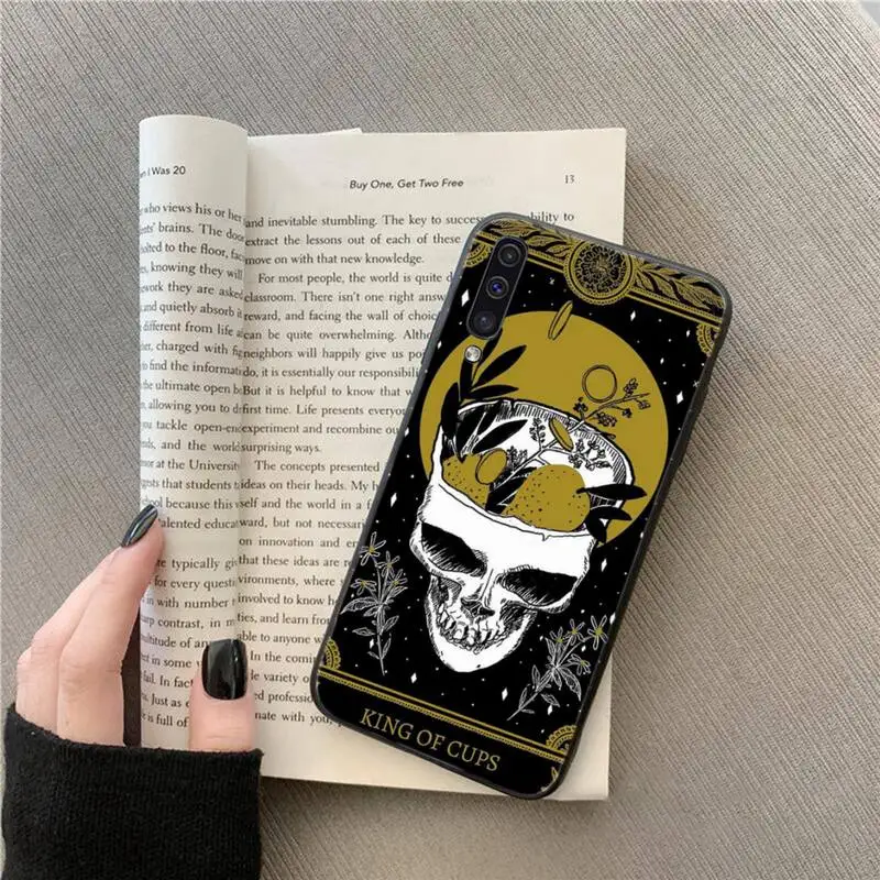 

Card skull Tarot grim Reaper Phone Case For Samsung galaxy A S note 10 7 8 9 20 30 31 40 50 51 70 71 21 s ultra plus