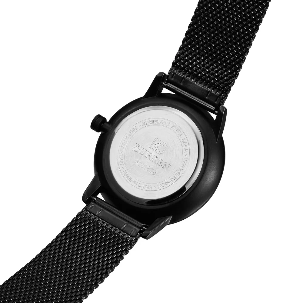 

CURREN Men's Wristwatch Fashion Casual Business Watches Ultrathin Waterproof Quartz Male Clock Full Steel Gray Dial Reloj Hombre