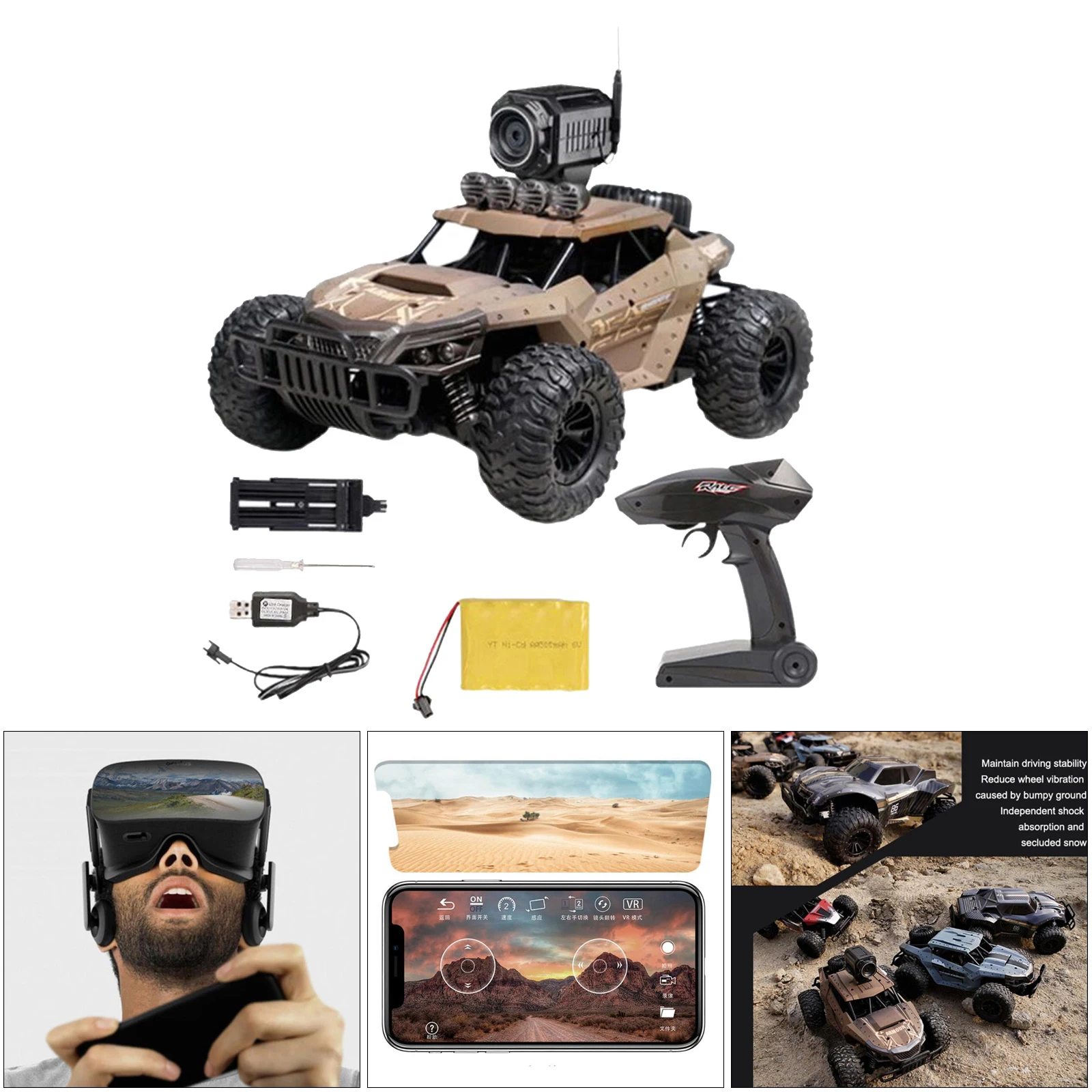 

2.4 Ghz 1:16 Remote Control Climbing Car Car RC Vehicle with Camera