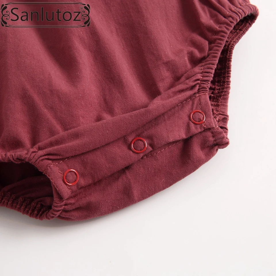 Sanlutoz/Одежда для маленьких девочек милое платье Комбинезон малышей с длинными