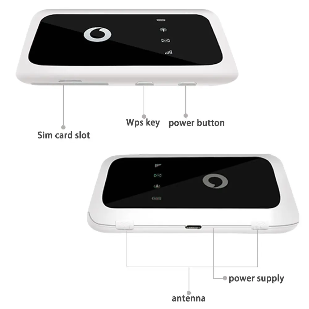 Vodafone R216z Huawei LTE WLAN Hotspot bis 150 Mbits MiFi mobile LTE Hotspot plus 4G antenna