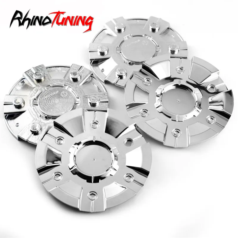 

4pcs 172mm for 2 Crave Number 4 Chrome Car Wheel Center Caps Hub Sliver Dust Cover For Rims Part Number C607701CAP