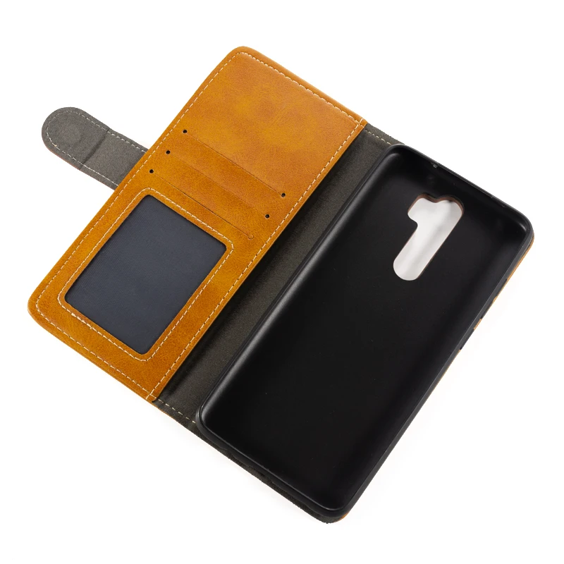 Флип-чехол для Xiaomi Redmi Note 8 Pro деловой кожаный роскошный чехол с магнитом