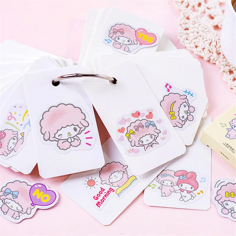 40 шт./упак. Милая овечка тотемные календарные наклейки пакет отправил его Kawaii