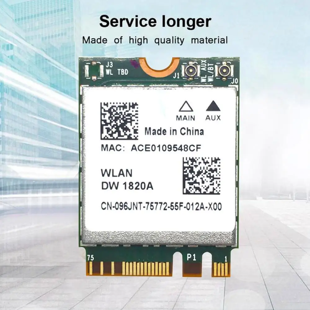 DW1820A BCM94350ZAE 802.11ac BT4.1 867 Мбит/с Wi Fi адаптер лучше DW1820 BCM94350 BCM94352Z кард M.2 NGFF