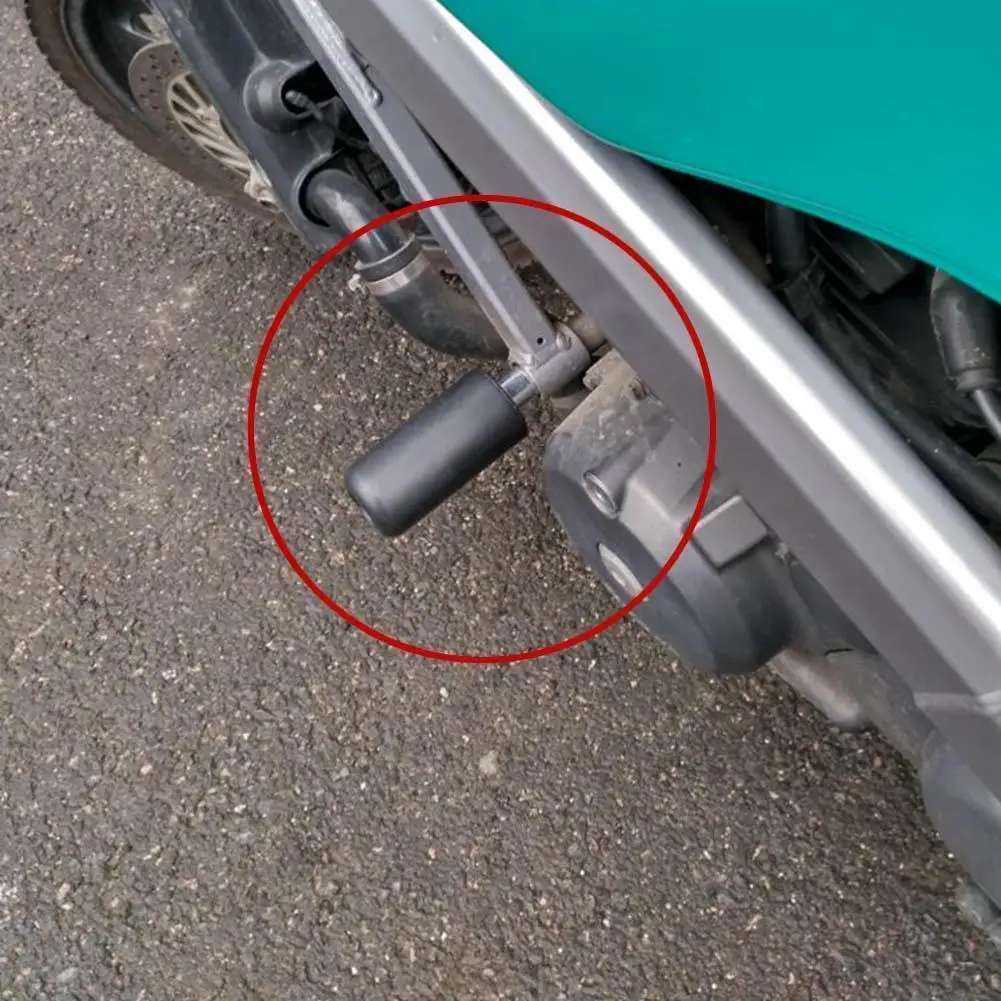 

2021 New High Quality 1pc Universal Large Motorcycle Black Anti Stick Honda for YAMAHA Sliders Glue Crash Frame Protector B6Z2