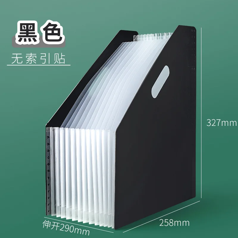

13 Into Multi - Function Folder Multilayer Students with Organ Bag with Classification Label Storage and Organize Bag Put Papers