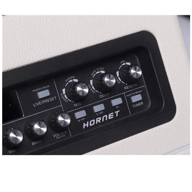 

MOOER HORNET WHITE 15W Didital Modeling Combo Amplifier Guitar Amp Amplifier 9 Amp Models Headphone Output Small Guitar Speaker