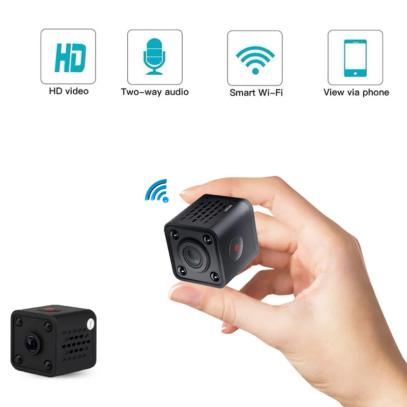 Мини камера Q9 Wi Fi 1080p HD ночная версия микродиктофон беспроводные мини видеокамеры