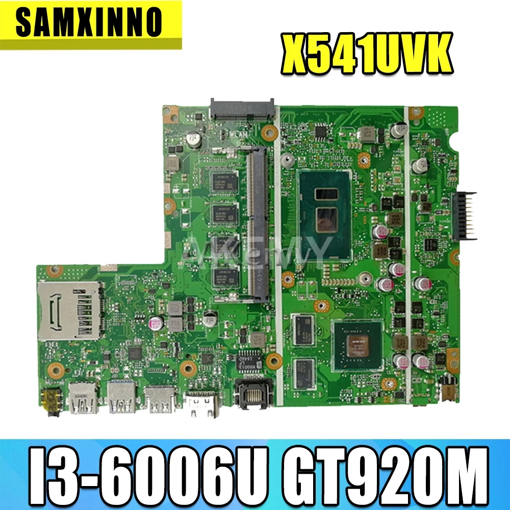 X541UVK материнская плата для ноутбука ASUS X541UJ X541UV оригинальная 4GB-RAM I3-6006U GT920M |