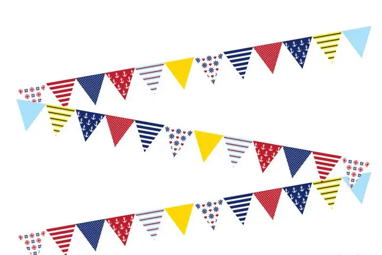 1 8 метров бумажный флаг морской дизайн подставка для вечевечерние яркий баннер