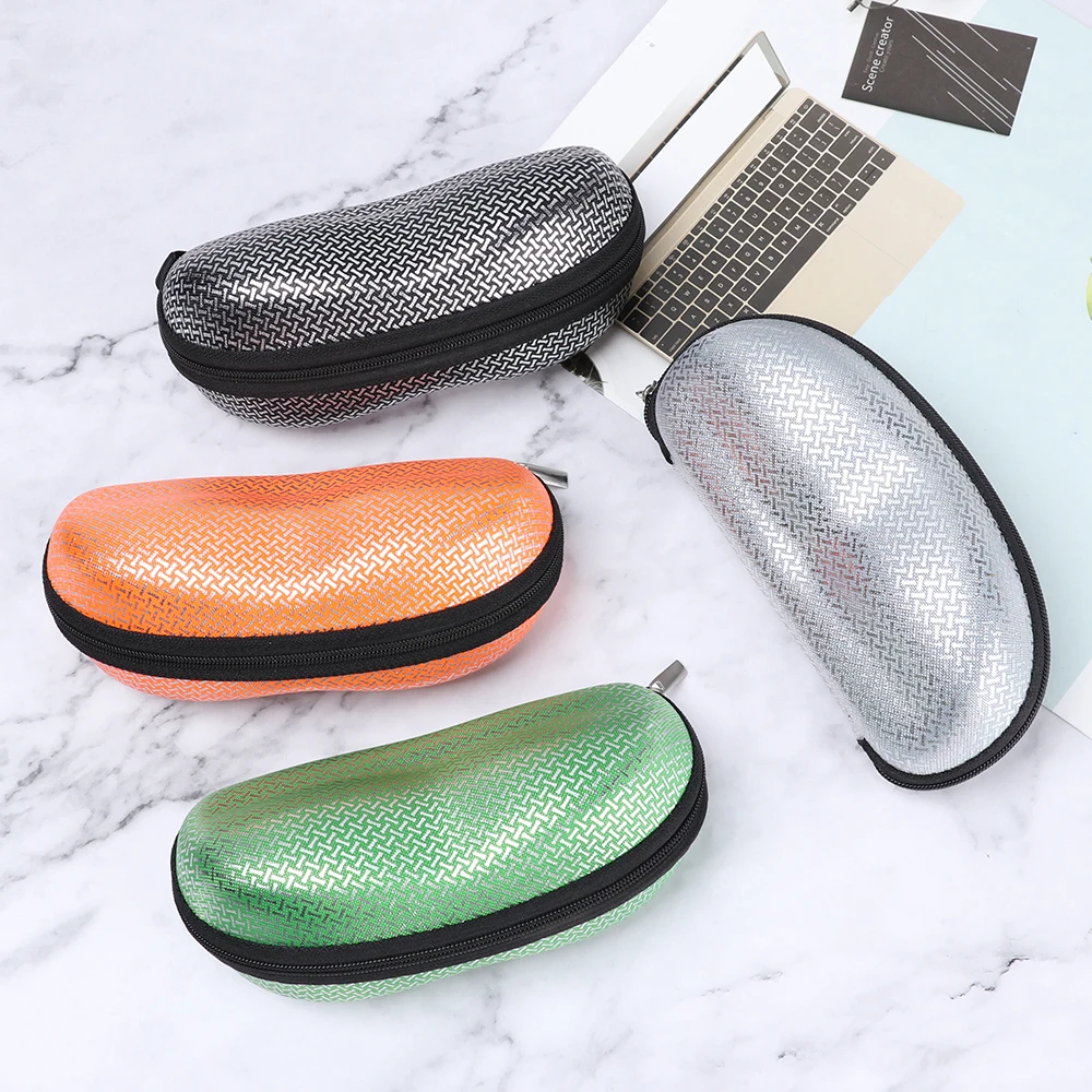 Унисекс EVA Zipper Солнцезащитные очки коробка для очков Маленькая кость Узорчатая