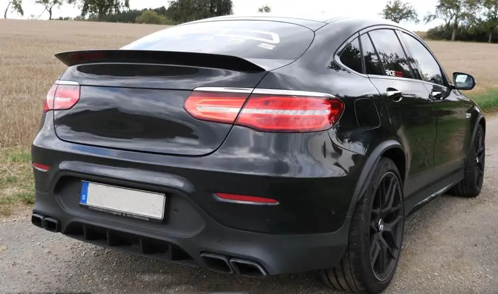 

For Mercedes Benz GLC Coupe GLC250 GLC260 GLC300 GLC63 2016-2019 carbon fiber glc Spoiler Car Rear Wing Spoiler gad style