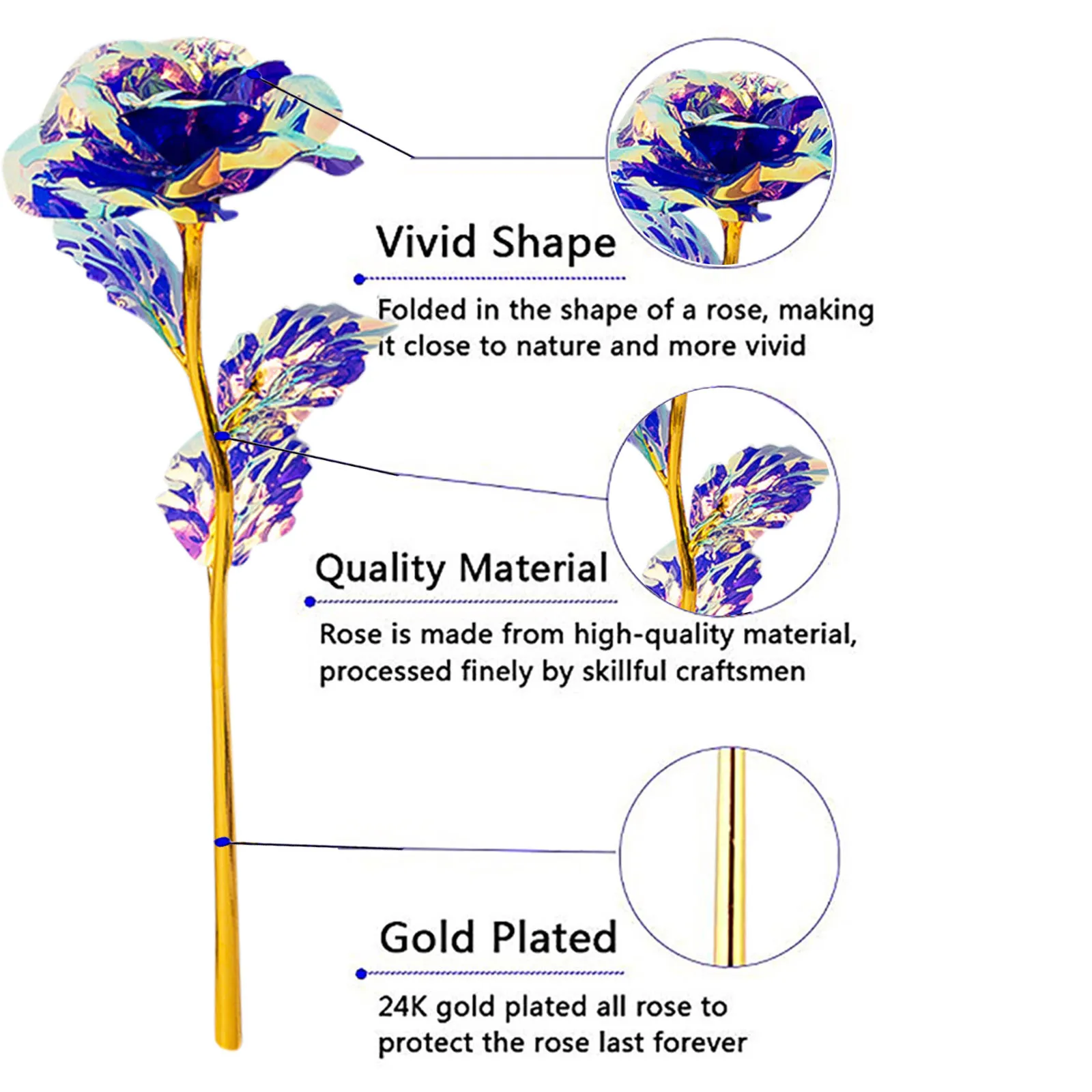 Потрясающая светящаяся вечная роза искусственные цветы искусственный цветок
