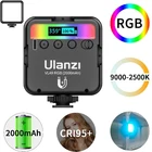 Для Ulanzi VL49 RGB светильник 2500K-9000K магнитный мини заполняющий свет расширение 3 Холодный башмак 2000mAh Type-c порт для DSLR камеры