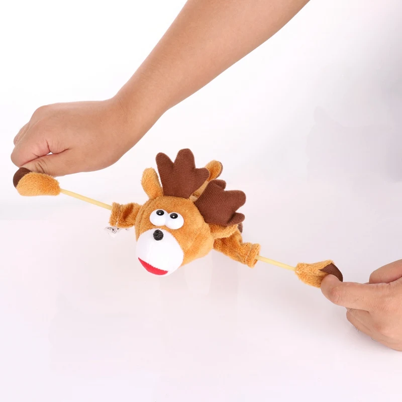 Pet Dog Toy Comfortable Training Aid Christmas Elk Plush Doll Sleep For Smart Dogs Cats Play Toys Small Large | Дом и сад