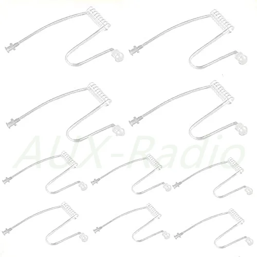 

Clear Acoustic Tube Replacement for Two Way Radio Earpiece Clear Tube for Walkie Talkie