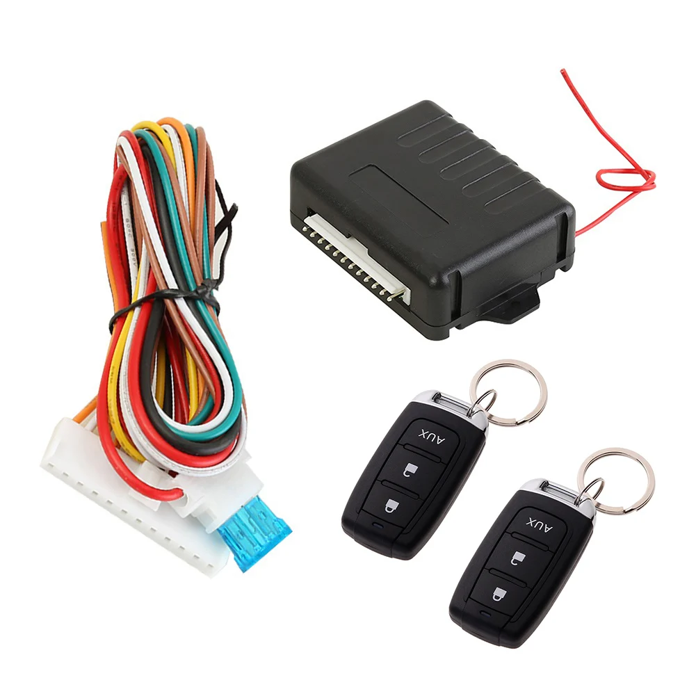 

Universal Car Door Lock Kit Entry Alarm System Remote Central Keyless 410/T245 Elements Personal Car Part Ornaments