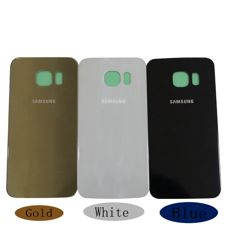 Samsung Galaxy S6 задняя 3D стеклянная крышка батареи Корпус чехол Замена G920 G920F + клейкая