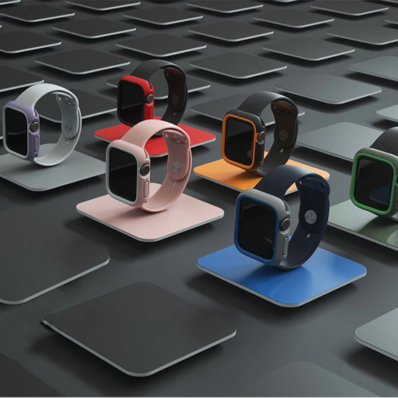 Ремешок для Apple Watch 4, 5, ремешок 44 мм, 40 мм, 3 iWatch, ремешок 42 мм, 38 мм, бампер, защита экрана, устойчивый к царапинам, ударопрочный чехол-крышка