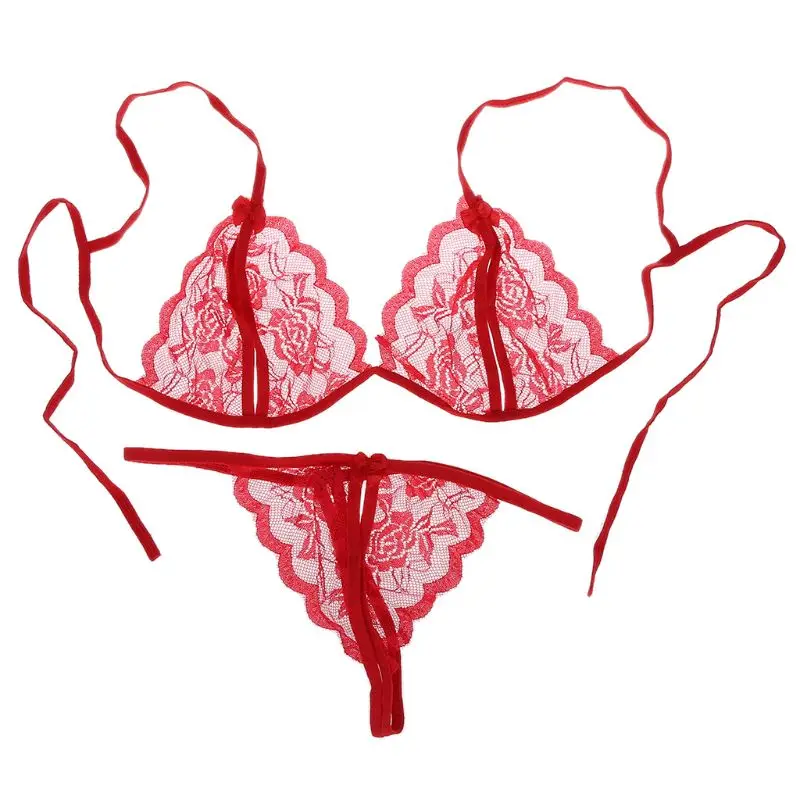 Сексуальное женское белье кружевное бикини бюстгальтер с Т образной спинкой