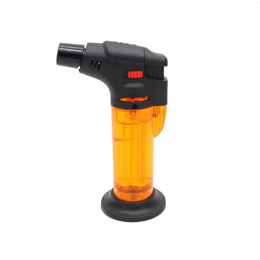 

Refillable Windproof Butane Fuel Lighter Outdoor Camping BBQ Welding Torch Lighter Butane Jet GasTurbo Cookware Cooking Supplies