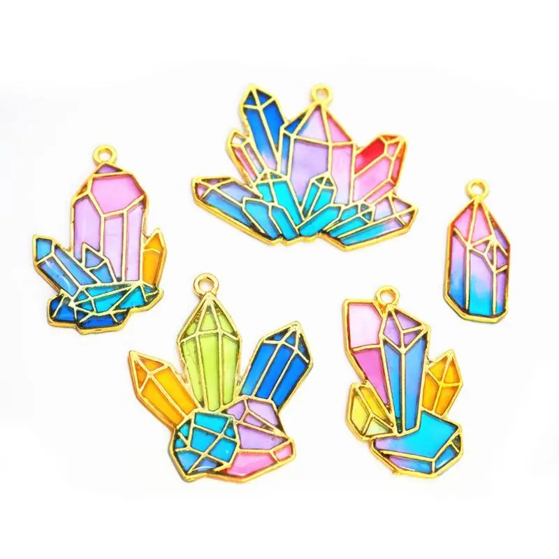 Металлическая оправа для ювелирных изделий сделай сам в комплекте с кристаллами