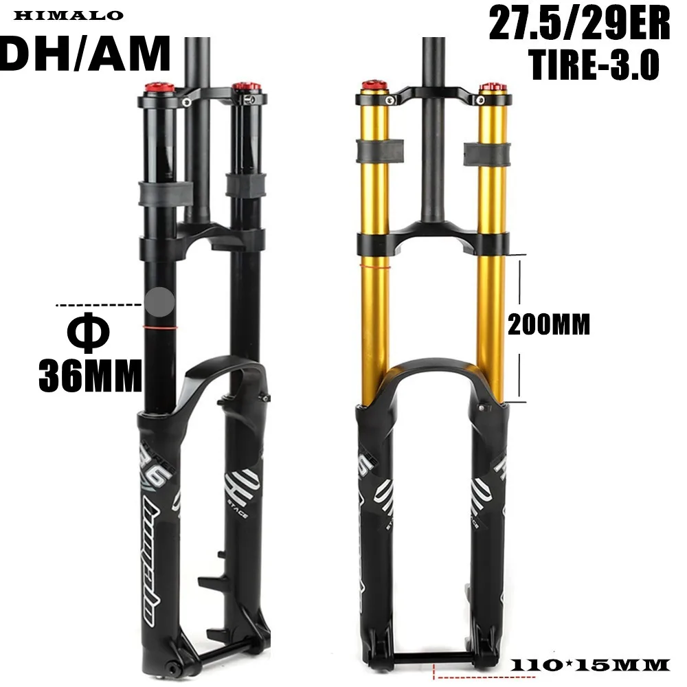 Велосипедная вилка DH AM для горного велосипеда подвеска с воздушной упругостью