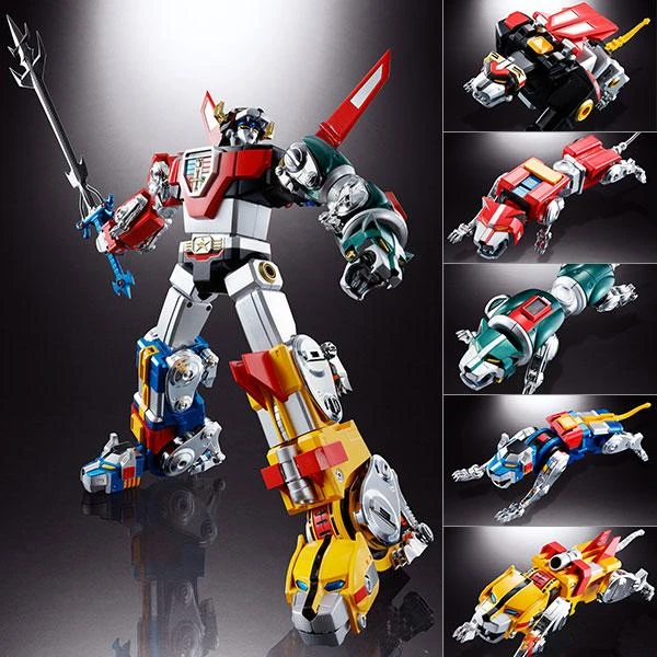 

Fantasy Jewel Beast King GoLion Black Green Yellow Red Blue lion Voltron Defender of the Universe Action Figure An Best Price