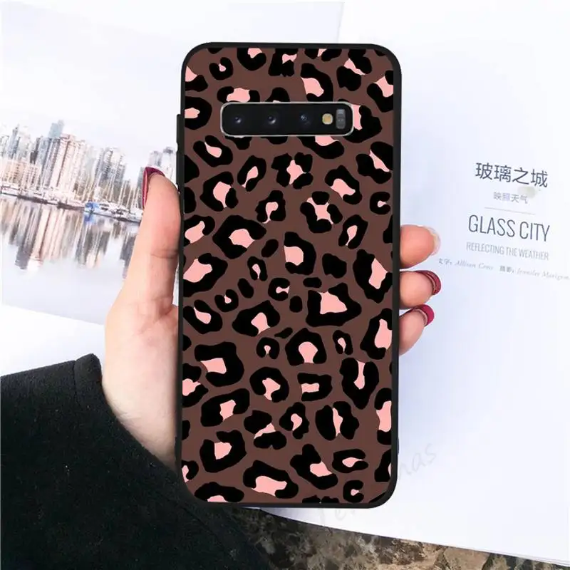 

Leopar Sexy Phone Case For Samsung galaxy S 7 8 9 10 20 edge A 6 10 20 30 50 51 70 note 10 plus