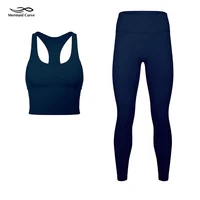 padded sports bra high waist leggings yoga set 2 piece pairs perfectly with sweat wicking bottoms gym fitness suit clothes women