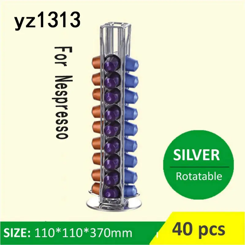 YZ1313 Железная кофейная посуда капсулы кофе nespresso Pot Holder Stand Capsule стеллаж для хранения полка органайзер для dolcegusto - Цвет: YZ1313