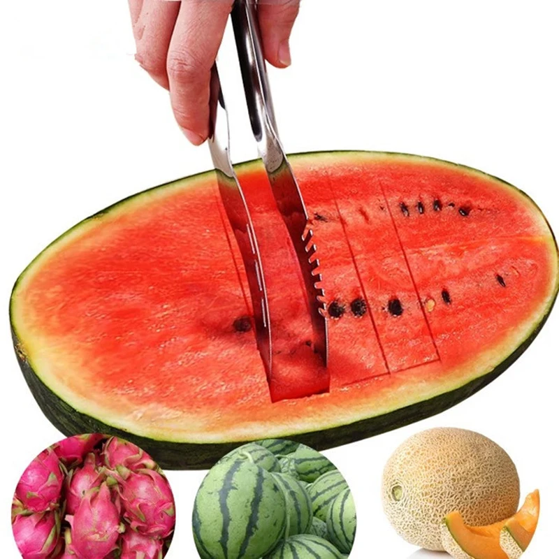 

Multifunction Stainless Steel Watermelon Slicer Cutter Knife Fruit Vegetable Tool Kitchen Gadgets Accessories Household Supplies
