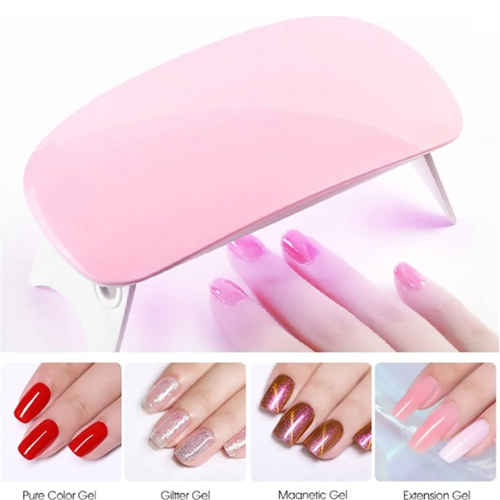 Бренд SUNmini2 УФ светодиодный светильник мини Портативный лак для ногтей с usb