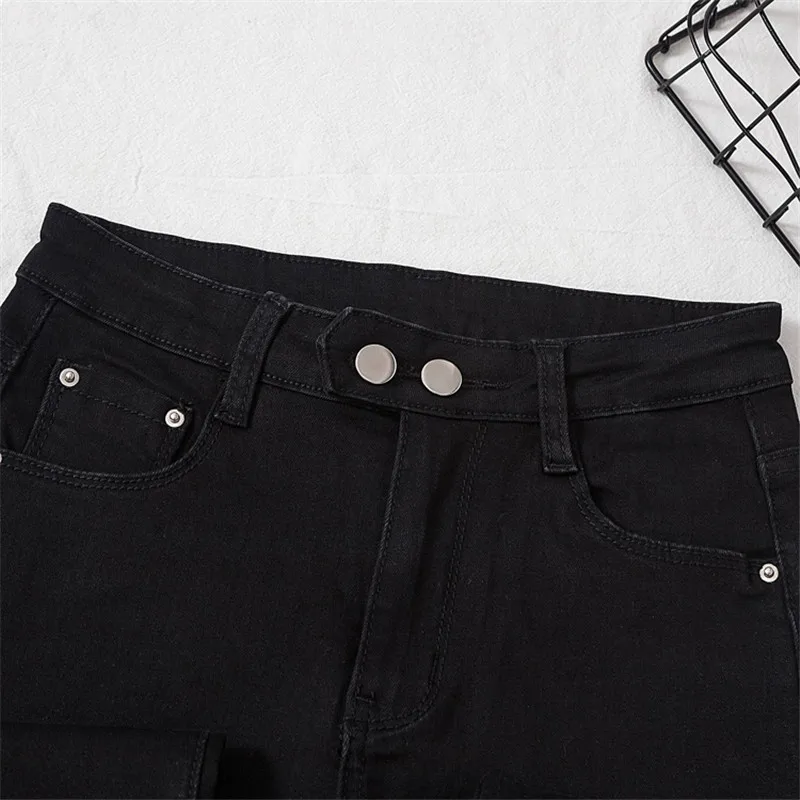 Джинсы JUJULAND женские с высокой талией эластичные брюки-карандаш из денима