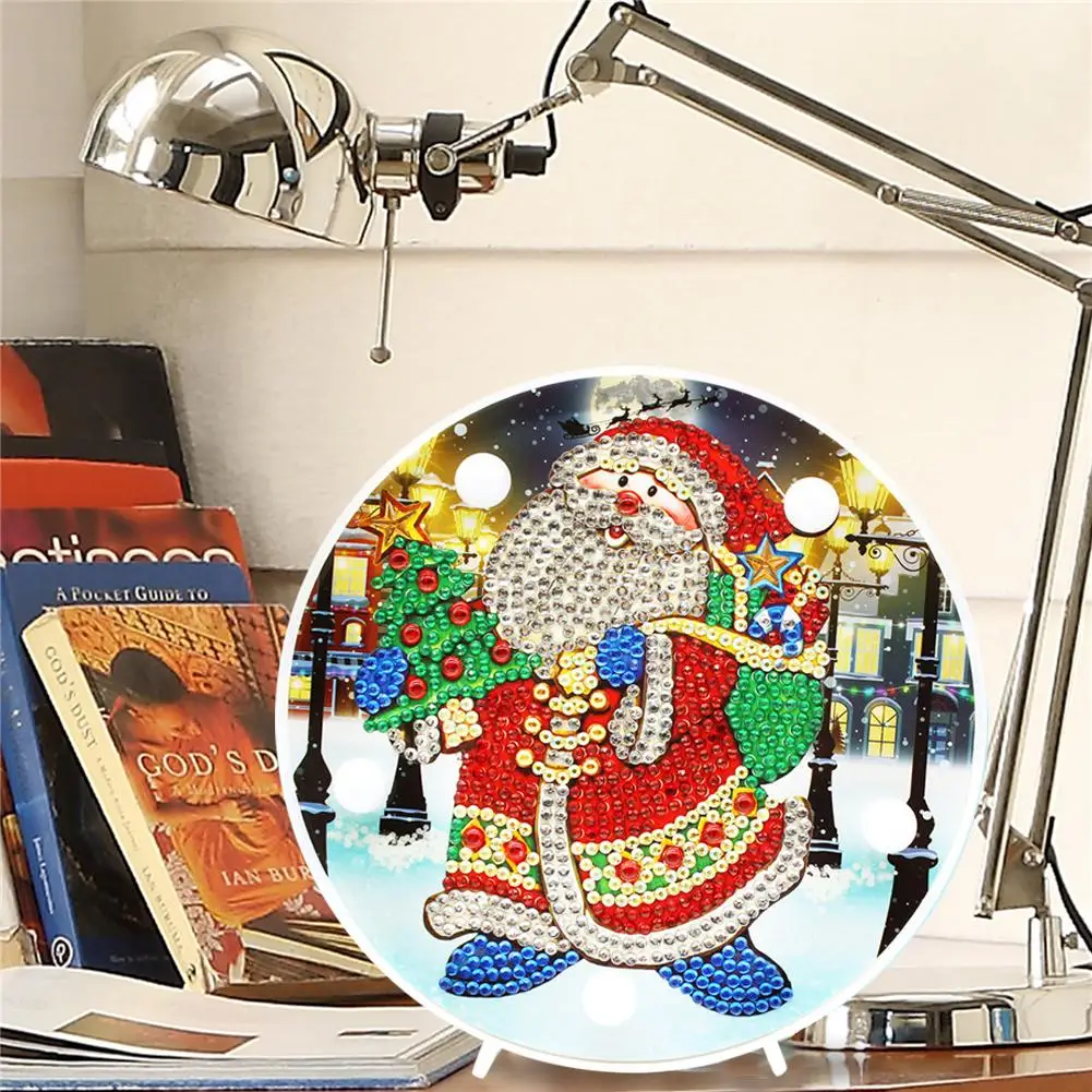 СВЕТОДИОДНЫЙ ночник в форме ромбовидной картины сделай сам Рождественский лось