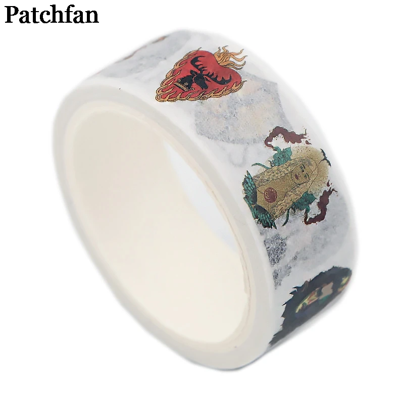 Patchfan Игра престолов 90s Забавный DIY Скрапбукинг детская Бумага васи маскирующая Лента Печатный шаблон стикер Пастер A2345