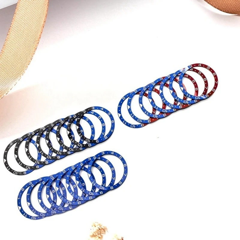 Часы Сменные аксессуары светящийся БЕЗЕЛЬ 38 мм керамический Безель вставка для