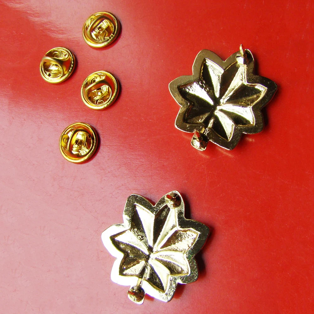 Пара американский военно-морской флот капитан LCDR воротник знак листья петушок