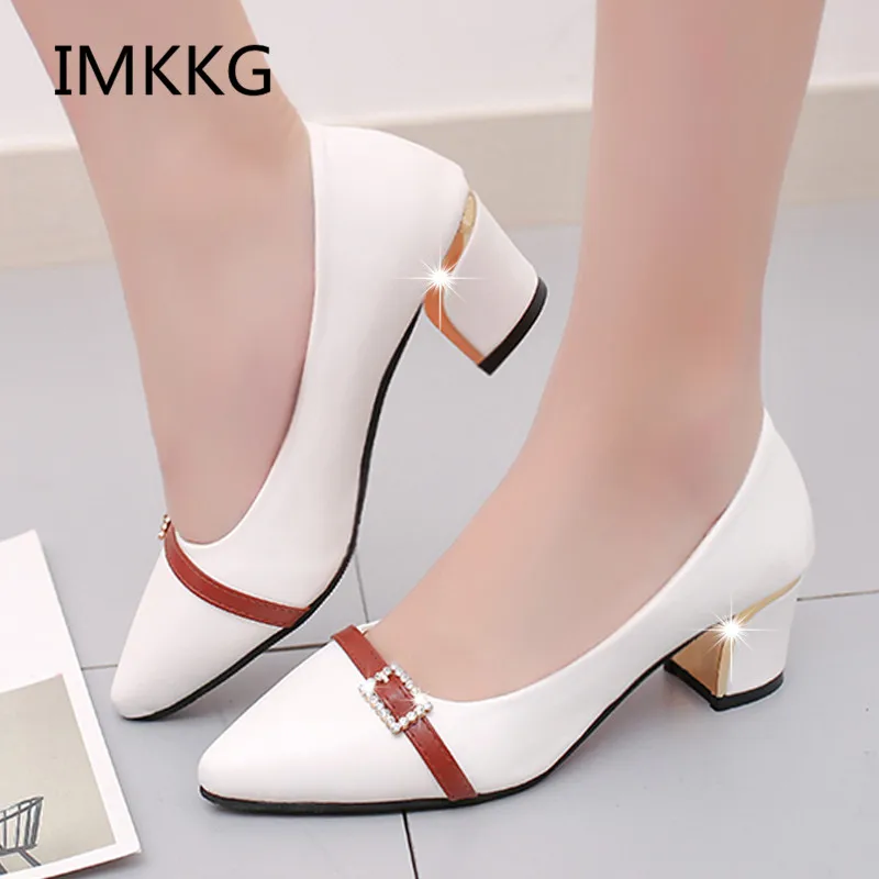 2017 летние офисные туфли Женские туфли-лодочки Вечерние на высоком каблуке с