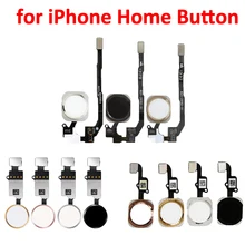 Home Button With Flex Cable Assembly Replacement Mobile Phone Parts For iPhone 6 6Plus 6sPlus 7 7Plus 8G 8 Plus