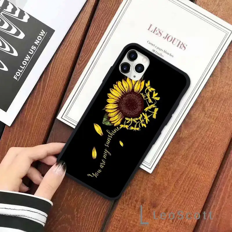 

Sunflower Jesus Christ Phone Case for iPhone 11 12 pro XS MAX 8 7 6 6S Plus X 5S SE 2020 XR