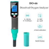 do 66 dissolved oxygen analyzer intelligent dissolved oxygen tester two point range 0 199 9 for aquarium fish tank aquaculture