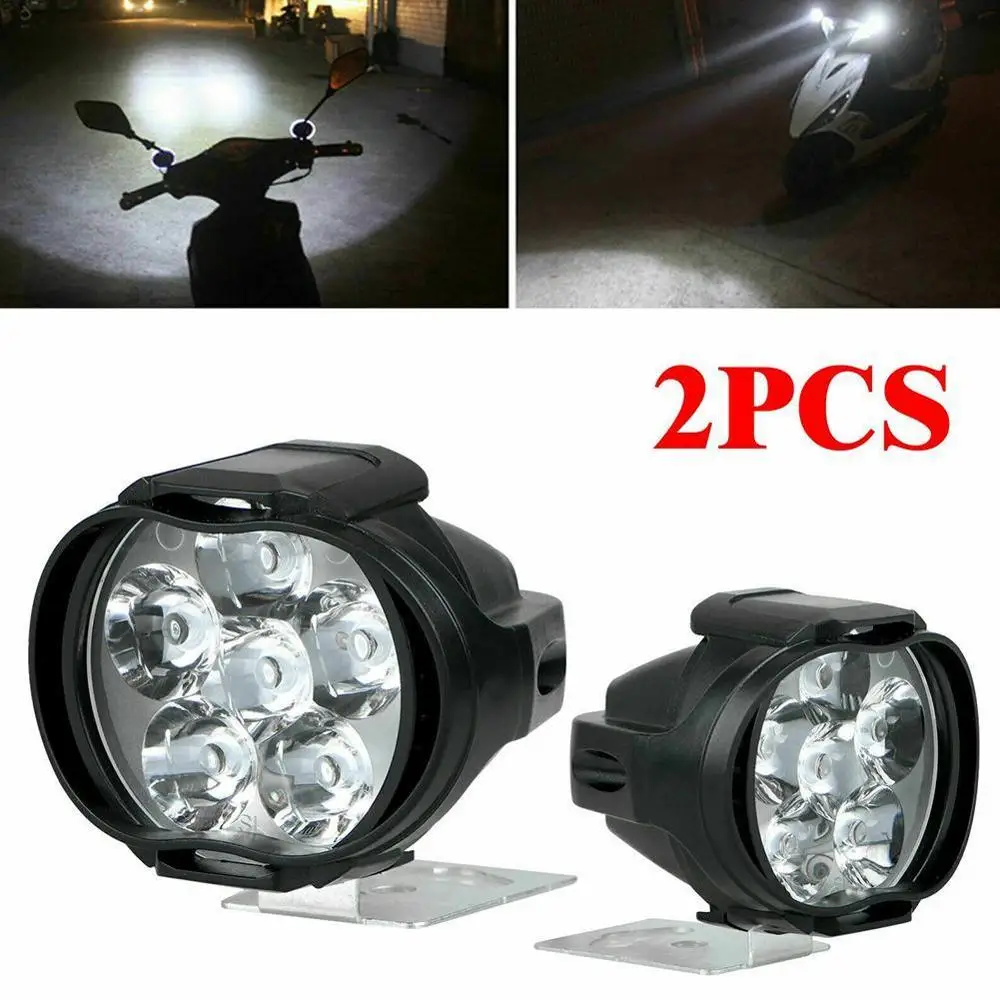 

2pcs Car Motorcycle Headlight Spot Fog Lights 6 LED Work Waterproof Lamp 12V ATV U2W8