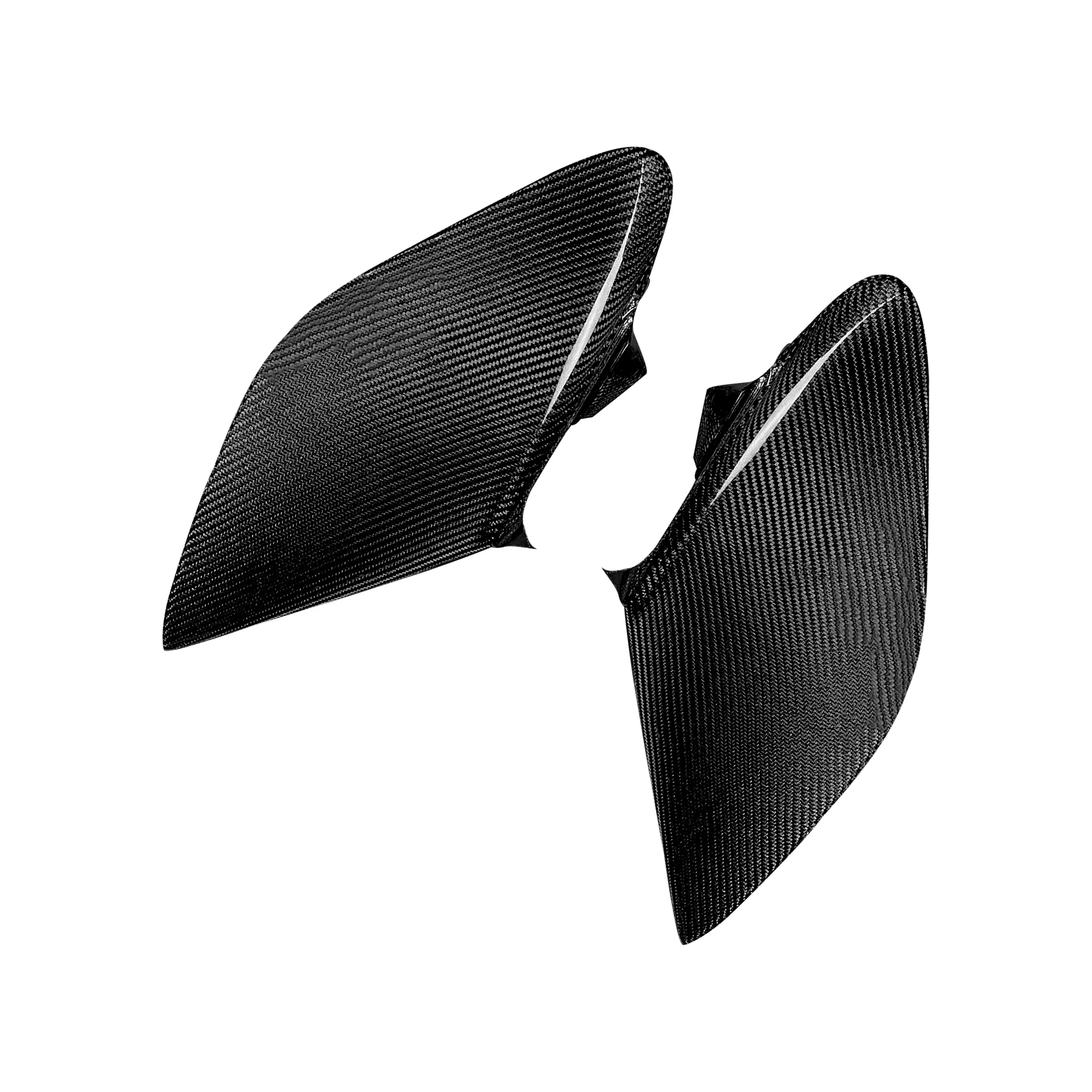 2 шт./компл. автомобильные сухие углеродного волокна задняя сторона
