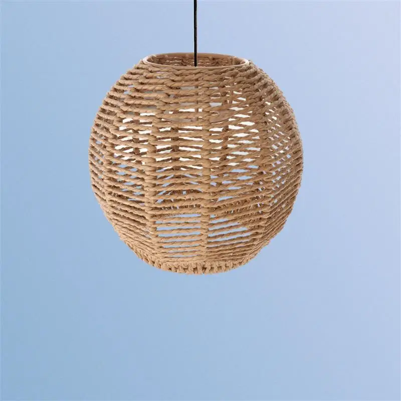 Абажур для покрытия настольная лампа из ротанга подвесной светильник винтажный