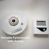 new hot selling english software equipped portable pyranometer solar radiation sensor with led display data logger
