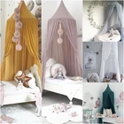 Шифоновая москитная сетка для детей, романтическая розовая навес принцессы, занавеска для кровати для взрослых и девочек, украшение для дома в скандинавском стиле