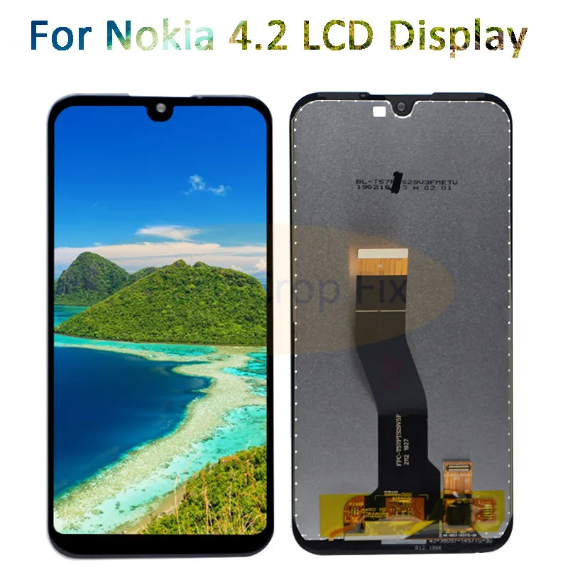Протестирован для Nokia 4,2 ЖК-дисплей с сенсорным экраном дигитайзер сборка Ремонт Запасные части для Nokia 4,2 ЖК-экран