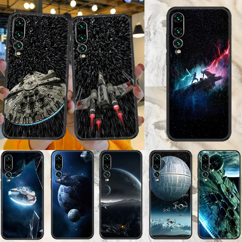 

Star Movie Wars Phone case For Huawei Honor 6 7 8 9 10 10i 20 A C X Lite Pro Play black 3D waterproof pretty cover luxury back